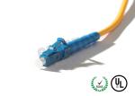 3.0mm LC/UPC Fiber Optic Cable Color Code For Measurement Sensors , Blue Jacket