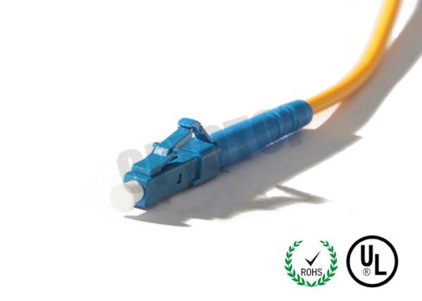 Cheap 3.0mm LC/UPC Fiber Optic Cable Color Code For Measurement Sensors , Blue Jacket for sale