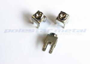 China Custom 6-32 x 1/4 Brass Nickel Plated PCB Screw Terminal With Color Head Binding Screws on sale