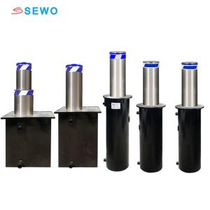 Best Automatic Retractable Hydraulic Bollards Remote Control Steel Bollard for Traffic Control and Access Management wholesale