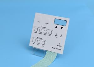Metal Dome Backlit Membrane Switch Custom Color With Multiple Embossing Keys