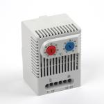 Open Closed Variable 10A Dual Room Temperature Thermostat With Red Temperature