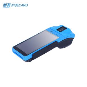 Best GPRS EDGE Wireless POS Terminal Wisecard Handheld Android 7. 0 With NFC Scanner wholesale