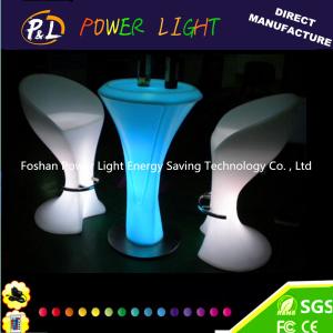 China Rechargeable Plastic Lighted LED Bar Chair on sale