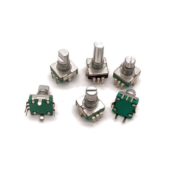 Cheap Incremental 5mA Dual Rotary Encoder Switch With Concentric Knobs 11mm for sale