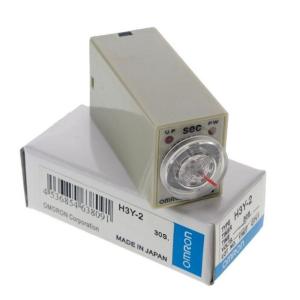 H3Y-2 DC12V On-delay DPDT time relay with socket H3Y series timer with base 30s 60s 30min 60min