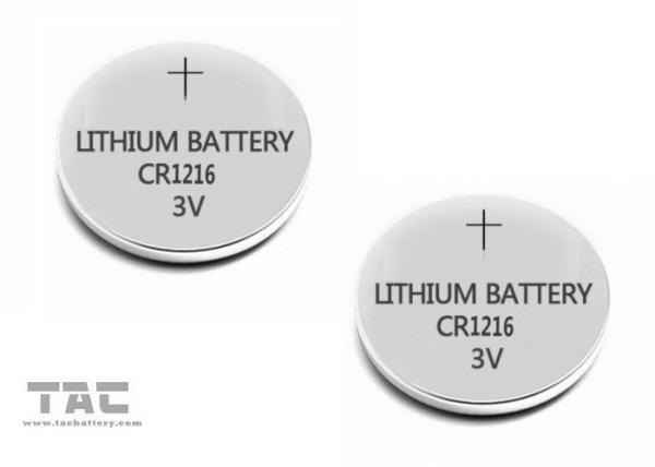 Cheap High energy  Primary Lithium Coin Cell Battery CR1216A 3.0V / 25mA for Clock for sale