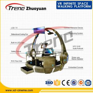 Best Amusement Park 9D Virtual Reality Simulator With Hyper fine Virtual Walking Platform wholesale