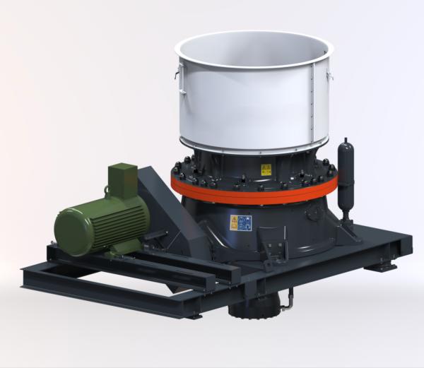 Cheap Single Cylinder Cone Crusher Machine Hard Rock Crusher With Adjustable Particle Size for sale