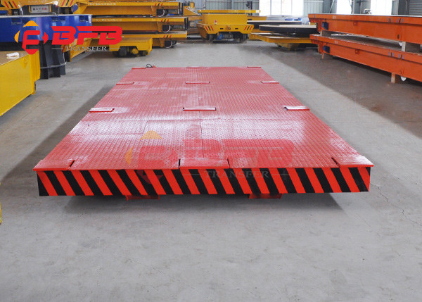 Colorful Q235 Battery Transfer Cart High Performance With Crane Simple Structure