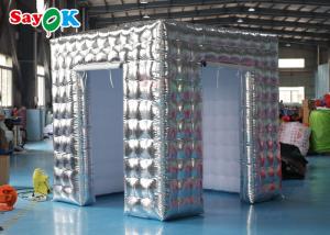 Best Inflatable Party Tent Oxford Inflatable LED Photo Booth Background Wall Remote Control For Large Events wholesale