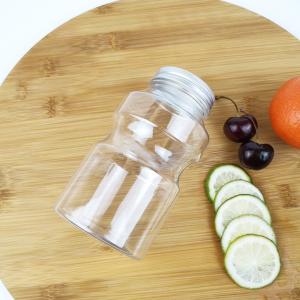 Transparent 500ml Food Storage Cans With Caps Ring Bucket Shape