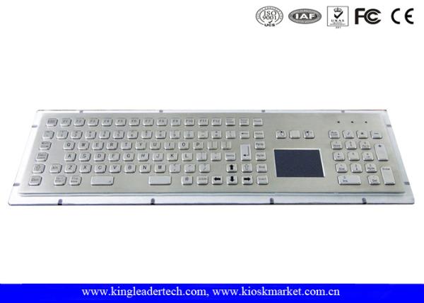 Cheap IP65 Rugged Kiosk Metal Industrial Keyboard With Touchpad Function Keys And Number Keypad for sale