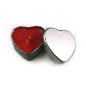 Best Plain mini heart shape candle tin wholesale