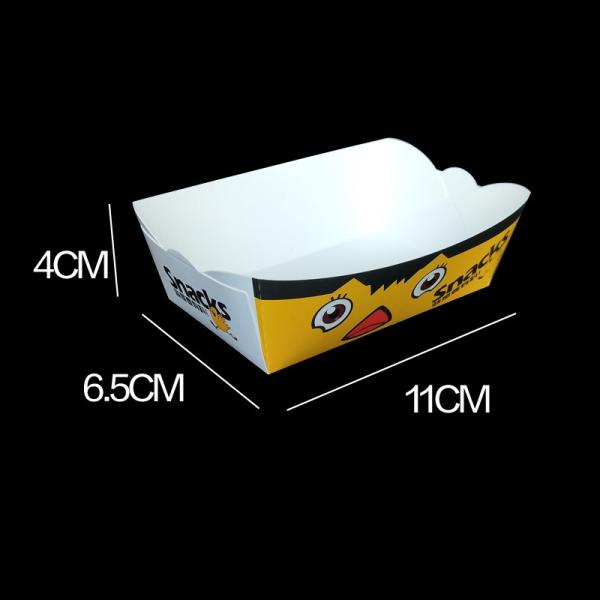 Biodegradable Cardboard Fried Chicken Boxes Burger Clamshell Food Packaging