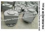 Basic parameters of marine FKM single-side venting air pipe head, single-side