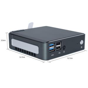 China Aluminum I3 10110U  I5 10210U 10th 4K Industrial Mini PC Computer 256GB on sale