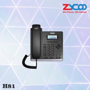 China 2 Lines Business Sip Desk Phone Black With RJ9 HD Handset on sale