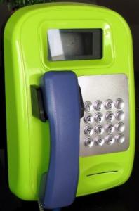 Vandal Resistant Auto Dial Telephone With Four Numbers Automatic Dialer And Metal Keypad