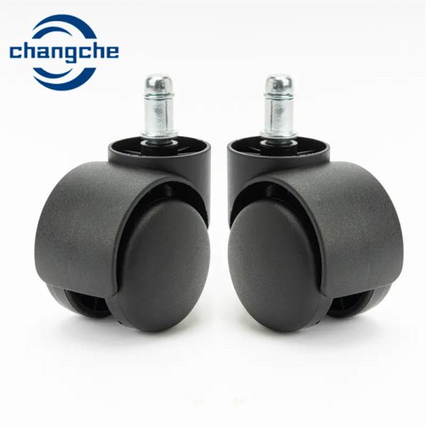Cheap Thread Chair Rolling Wheels 20mm Length Top Plate / Swivel / Fixed Mounting Type for sale