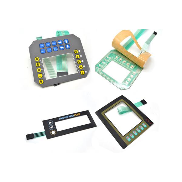 Cheap LCD Embossed Screen Printing PCB Keypad LED Membrane Switch for sale