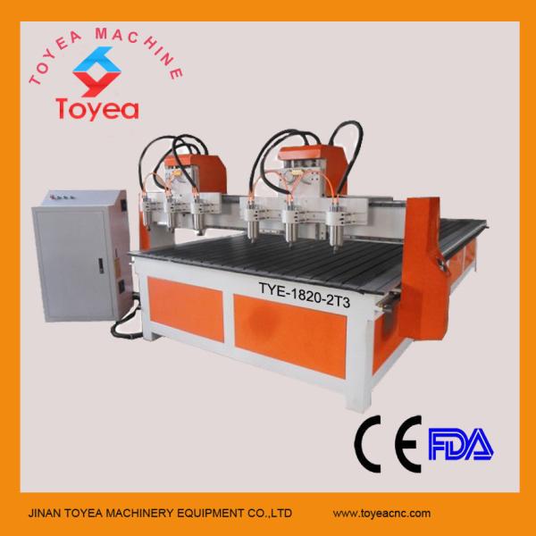 Cheap Customized Multi spindles China CNC Engraver machine  TYE-1820-2T3 for sale