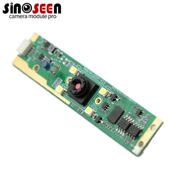 Cheap Fixed Focus HD 1MP CMOS USB Camera Module Long Strip With LED for sale