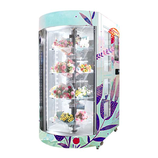 Cheap Florist Fresh Flower Station Vending Machine Automated 24 Hours Remote Control System for sale