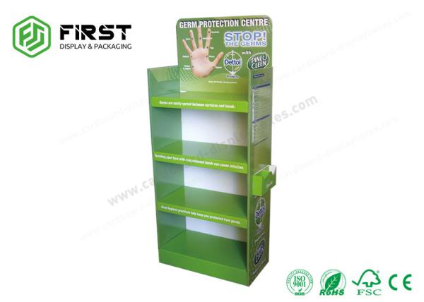 Cheap Customized Cardboard Box Displays Shelf Pop Up Corrugated Floor Display for sale