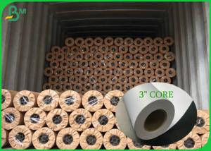 China Uncoated High Whiteness Roll Cutting Plotter Paper For Advantising Material on sale