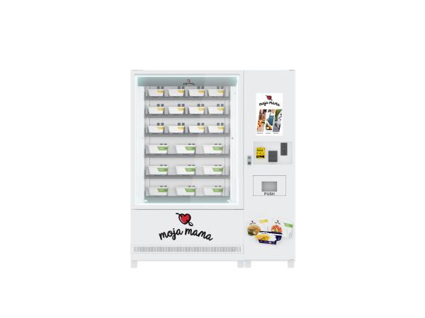 Cheap Custom Fruit Salad Vending Machines / Frozen Vending Machine Touch Screen for sale