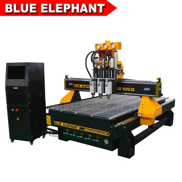 Cheap Three Spindles CNC Machine Ele1325-3s Low Noise CNC Router Price for sale