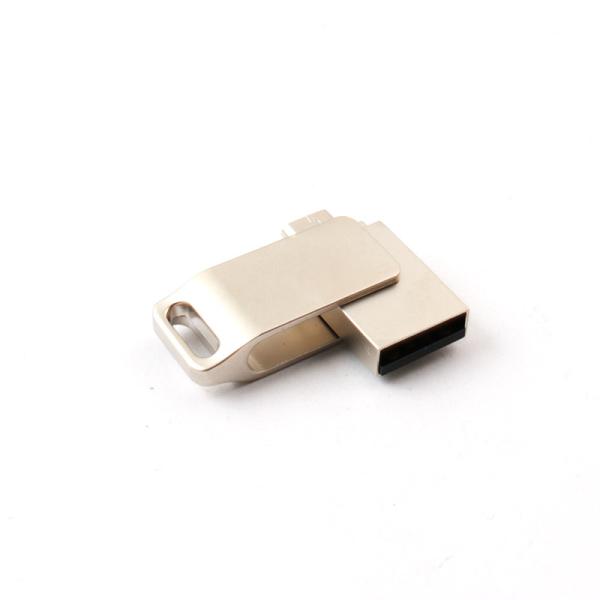 Cheap OTG Android Metal Usb Flash Drive 128GB Memory USB mini UDP 15MB/S for sale