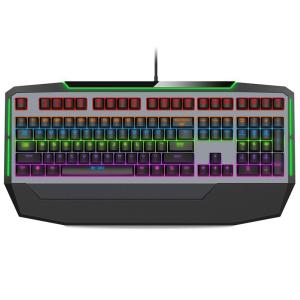 RGB Backlit Gaming Computer Keyboard 108 Keys With Conflict - Free Design