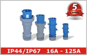 China Impact Resistance 230V Industrial Plugs 32 Amp 3 Phase Socket One phase on sale