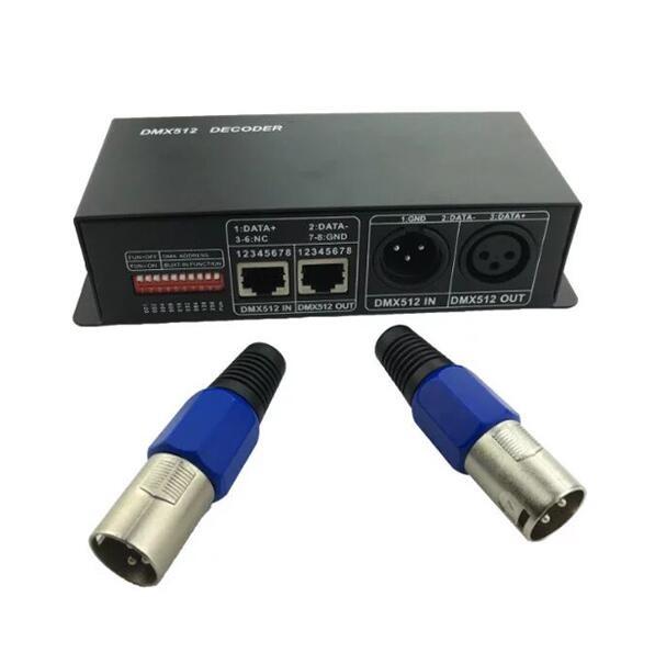 Cheap DMX512 Decoder LED Strip Controller 3 Channel 8A/CH for sale