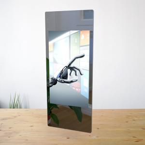 RJ45 USB 700cd/M2 Smart GYM Mirror Anti Fingerprint Custom Multi Touch Screen 43''