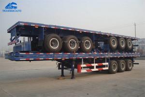 China 12pcs Container Lock Container FlatBed Trailer Bulk Cargo Transport on sale