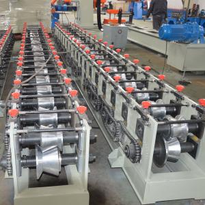 China GCr15 Steel Sheet CZ Purlin Interchangeable Roll Former Machine With Per Cutting on sale