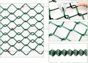 China Galvanised Chain Link Fencing / Chain Link Security Fence For Animal Protecting on sale