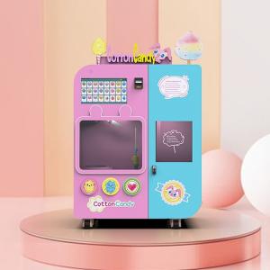 High Yield Intelligent Magic Cotton Candy Machine 1750mm Candy Floss Vending Machine