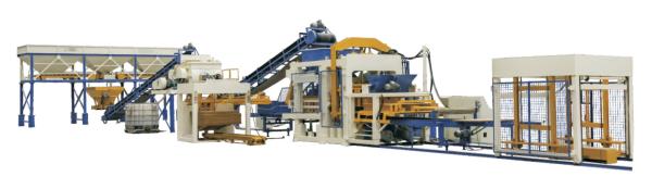 Cheap Halstec10-15 Auto Cement Block Machine for 240*115*53mm Cement Block 90000 Bricks per Day 51.2KW for sale