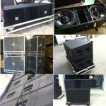 Mini Active Line Array Sound Equipment For Churches , Dual 5 Inch Line Array