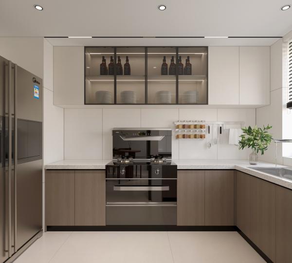 Cheap Unique Custom Gray Matte Painted Kitchen Cabinets For Custom Prefab Houses for sale