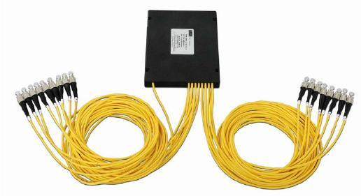 Cheap PLC 1x16 FC Fiber Optic Splitter SM ABS packing for sale