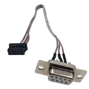 China 9 Pin Metal Plug Shell Crimp Subminiature Connector Male Female on sale