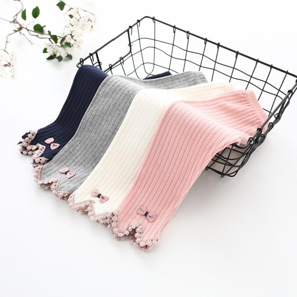 Cheap Spring Autumn Children'S Casual Trousers Yarn Dyed Boomer Grey Wide Leg Trousers for sale