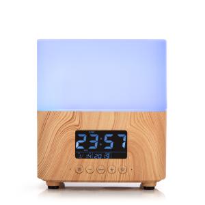 Best Hotel Ultrasonic Aroma Mist Essential Oil Diffuser Alarm Clock wholesale