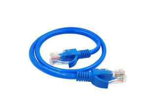 Best Cat5E UTP Copper Lan Cable RJ45 CAT6 4×7*0.12 Cu Unshielded Jumper 1M CCA HDPE Insulation wholesale