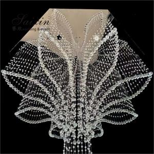 Best Glass Crystal Bead Curtains Ceiling Hanging With Crystal Ball Event Drape Wedding Decoration wholesale
